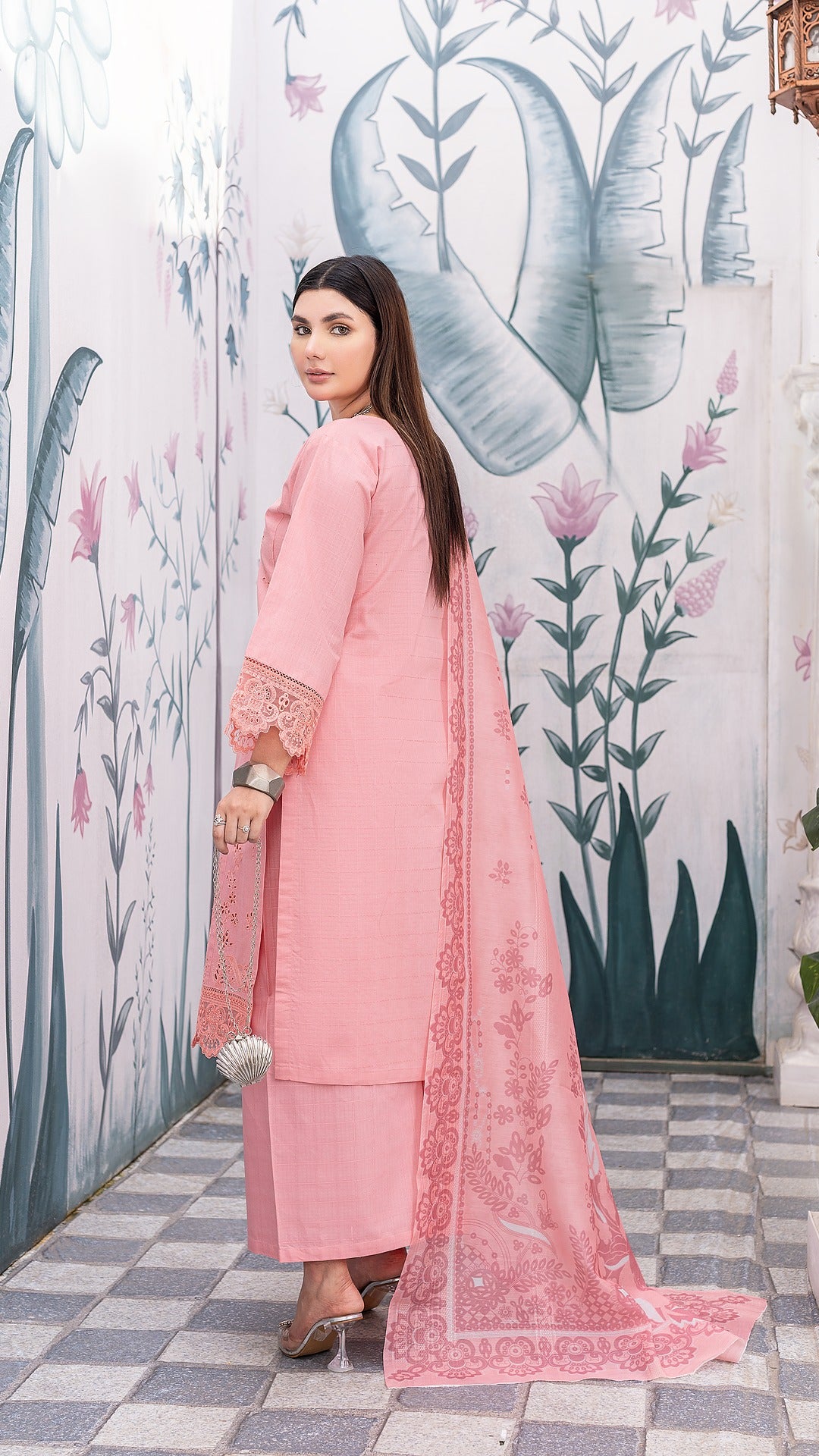 Pink 2 | CAMBRIC COTTON | RTW | SHIRT, TROUSER & DUPATTA